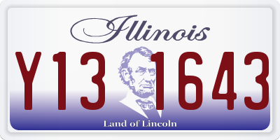 IL license plate Y131643