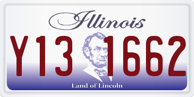 IL license plate Y131662