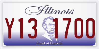 IL license plate Y131700