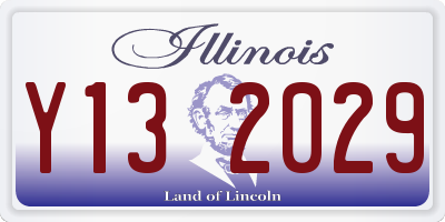 IL license plate Y132029