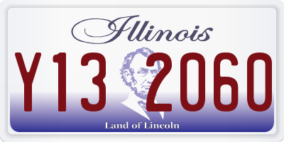 IL license plate Y132060