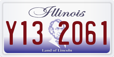 IL license plate Y132061