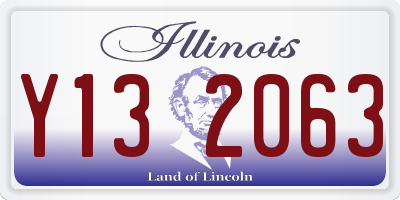 IL license plate Y132063