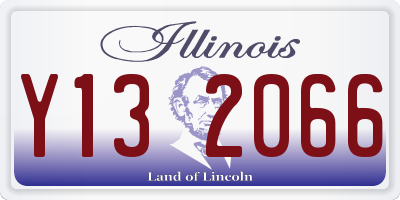IL license plate Y132066