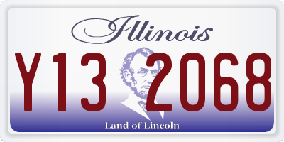 IL license plate Y132068