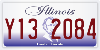 IL license plate Y132084