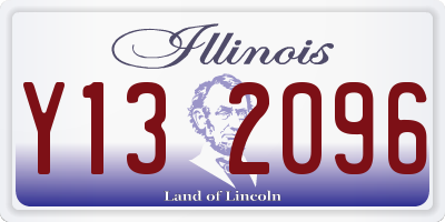 IL license plate Y132096