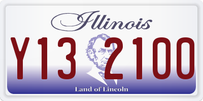 IL license plate Y132100