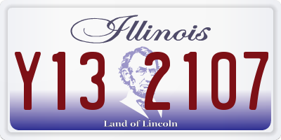 IL license plate Y132107
