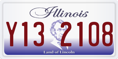 IL license plate Y132108