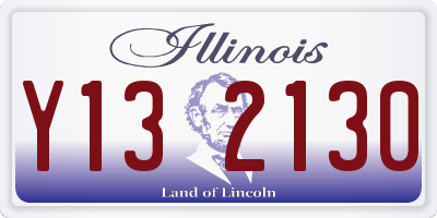 IL license plate Y132130