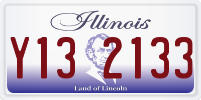 IL license plate Y132133