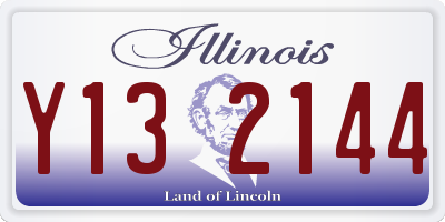 IL license plate Y132144