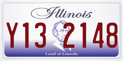 IL license plate Y132148