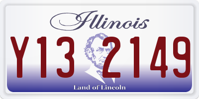 IL license plate Y132149