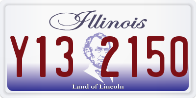 IL license plate Y132150