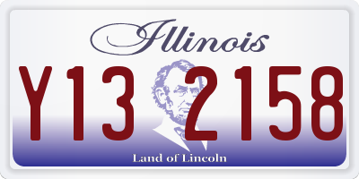 IL license plate Y132158