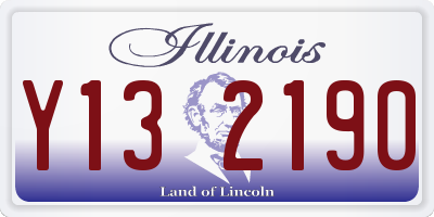 IL license plate Y132190