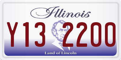 IL license plate Y132200