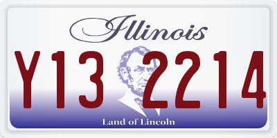 IL license plate Y132214