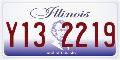 IL license plate Y132219