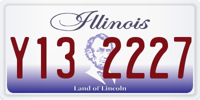 IL license plate Y132227