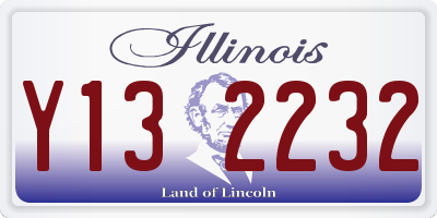 IL license plate Y132232