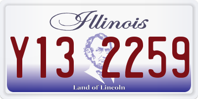 IL license plate Y132259