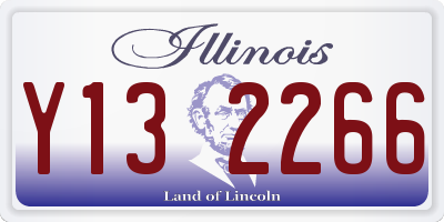 IL license plate Y132266