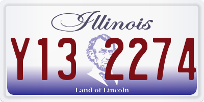 IL license plate Y132274