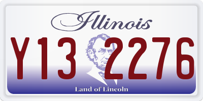 IL license plate Y132276