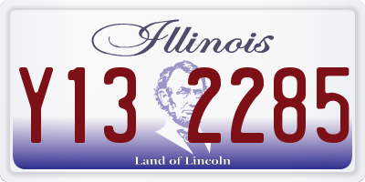 IL license plate Y132285