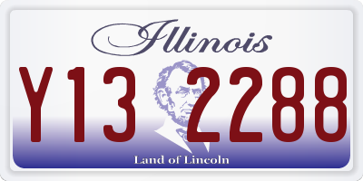 IL license plate Y132288