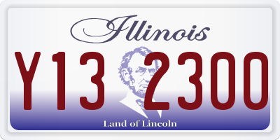 IL license plate Y132300