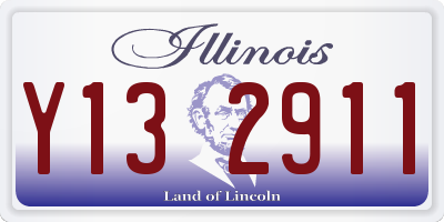 IL license plate Y132911