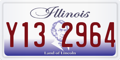 IL license plate Y132964