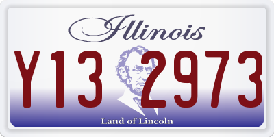 IL license plate Y132973
