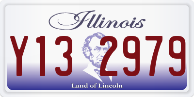 IL license plate Y132979