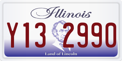 IL license plate Y132990