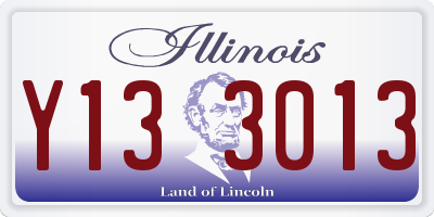 IL license plate Y133013
