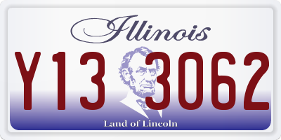 IL license plate Y133062