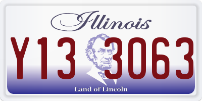 IL license plate Y133063