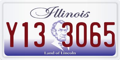 IL license plate Y133065
