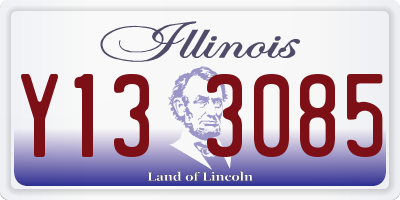 IL license plate Y133085