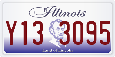 IL license plate Y133095