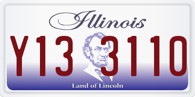 IL license plate Y133110