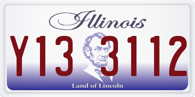 IL license plate Y133112
