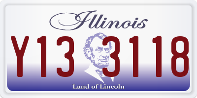 IL license plate Y133118