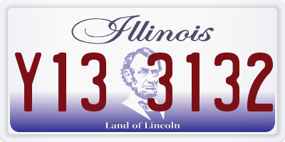 IL license plate Y133132