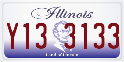 IL license plate Y133133
